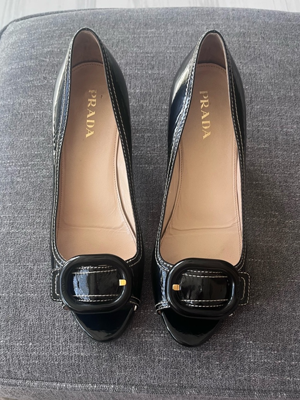Prada Patent Leather Peek A Boo Pumps - Picture 2 of 7